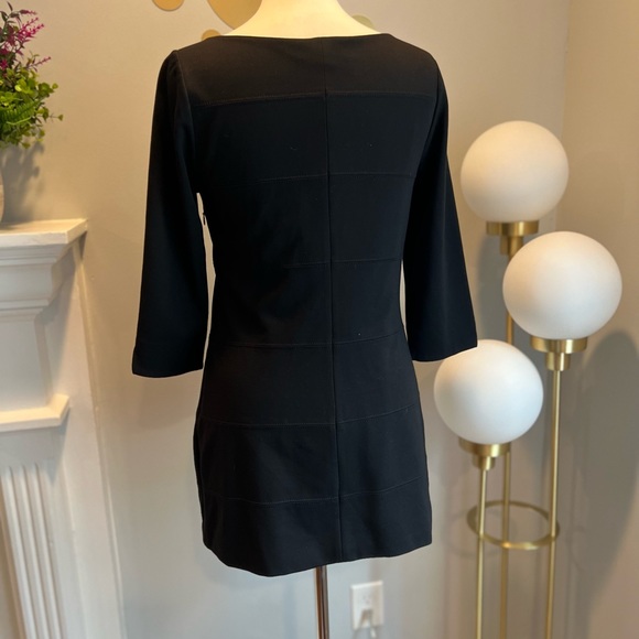 WHITE HOUSE BLACK MARKET Paneled Ponte Tunic Sz: S - Picture 2 of 5